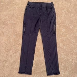 Chicos Navy So Slimming Jeans, Sz 0.5